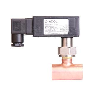 DN28型流量開關|紫銅三通擋板式流量開關